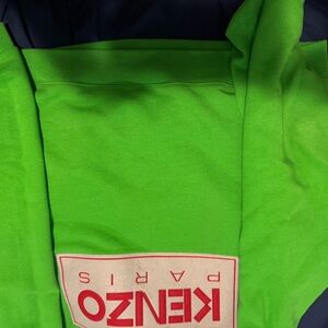 Kenzo Vibrant Green Logo Top